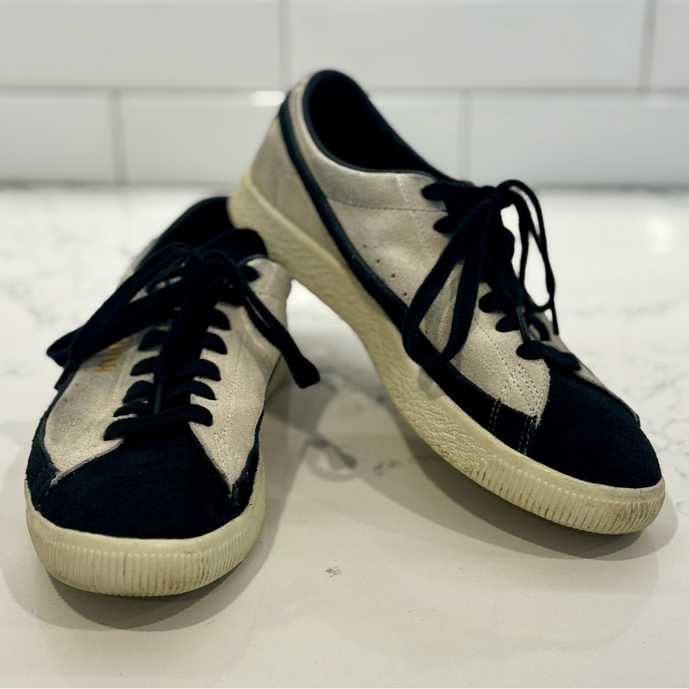 Puma Black and White Sneakers